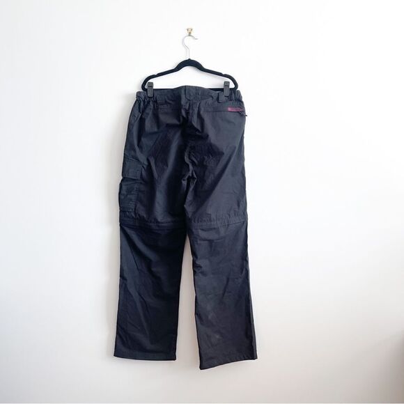 Mountain Warehouse Trek Convertible Trouser Pants Black Womens 8 Zip-Off Leg NWT - Picture 3 of 10
